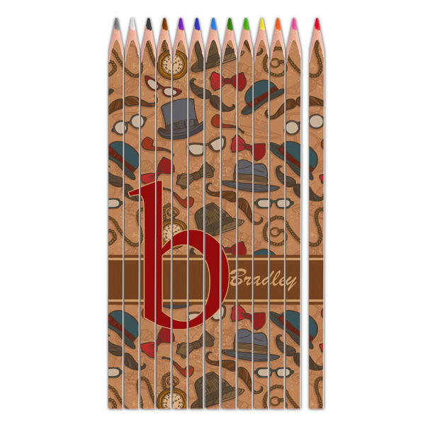 Custom Vintage Hipster Colored Pencils (Personalized)