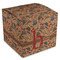 Vintage Hipster Cube Favor Gift Box - Front/Main