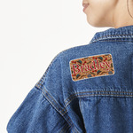Vintage Hipster Twill Iron On Patch - Custom Shape (Personalized)