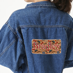 Vintage Hipster Large Custom Shape Patch - 2XL (Personalized)