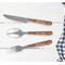 Vintage Hipster Cutlery Set - w/ PLATE