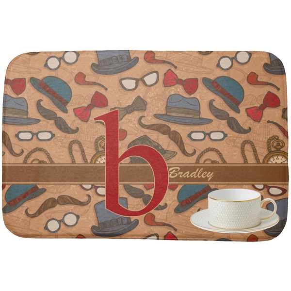 Vintage Hipster Dish Drying Mat