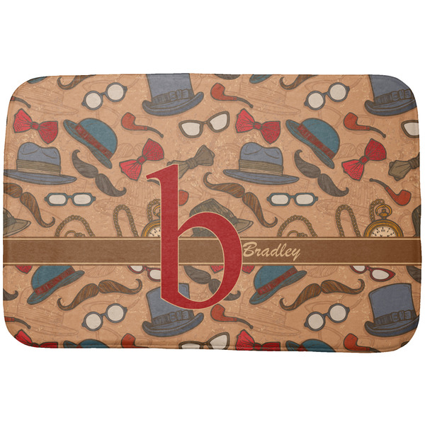 Custom Vintage Hipster Dish Drying Mat (Personalized)