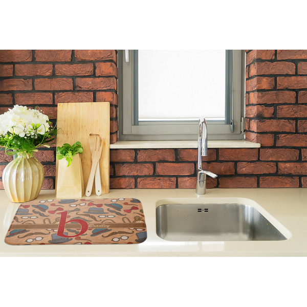 Vintage Hipster Dish Drying Mat - LIFESTYLE 2