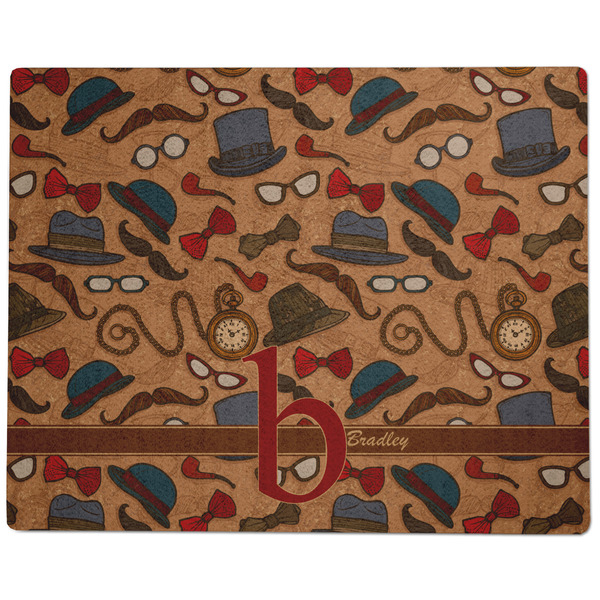 Vintage Hipster Dog Food Mat - Large without Bowls