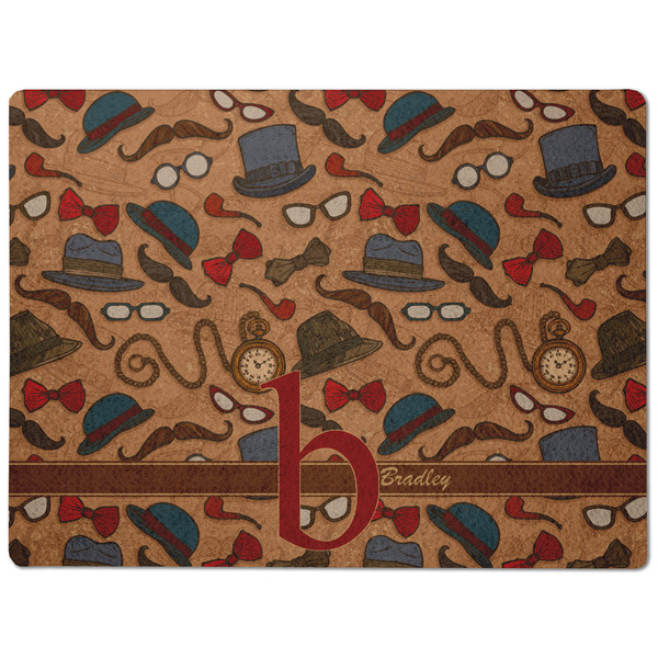 Vintage Hipster Dog Food Mat - Medium without bowls
