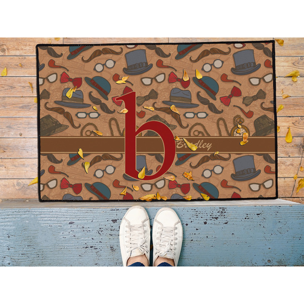 Vintage Hipster Door Mat - LIFESTYLE (Med)