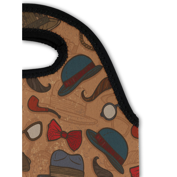 Vintage Hipster Double Wine Tote - Detail 1 (new)