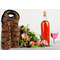Vintage Hipster Double Wine Tote - LIFESTYLE (new)