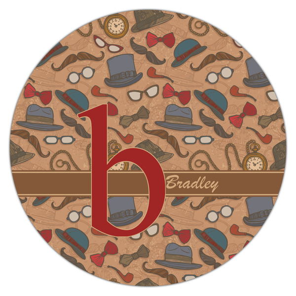 Vintage Hipster Drink Topper - XLarge - Single