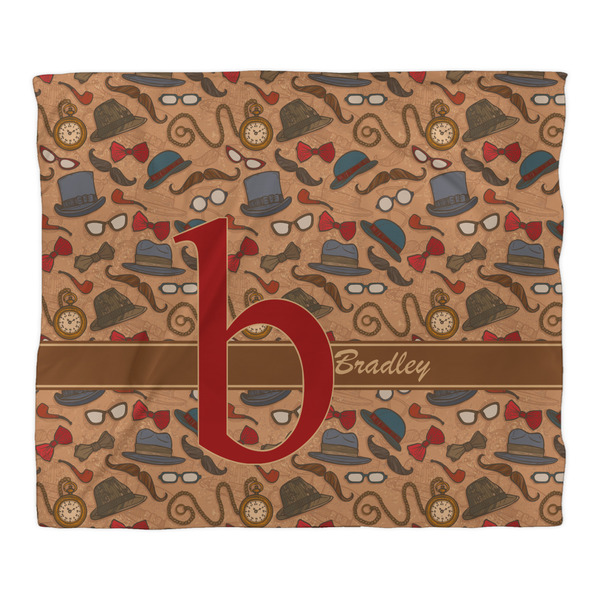 Vintage Hipster Duvet Cover - King - Front