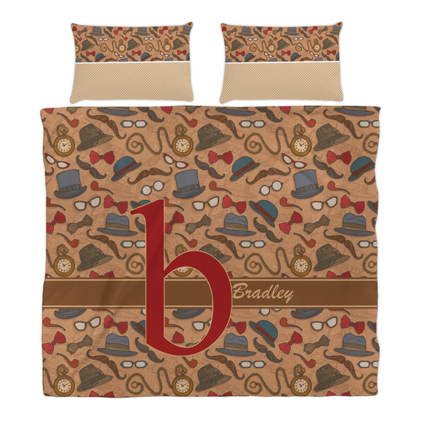 Vintage Hipster Duvet Cover Set - King - Alt Approval