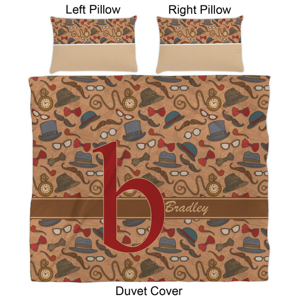 Vintage Hipster Duvet Cover Set - King - Approval