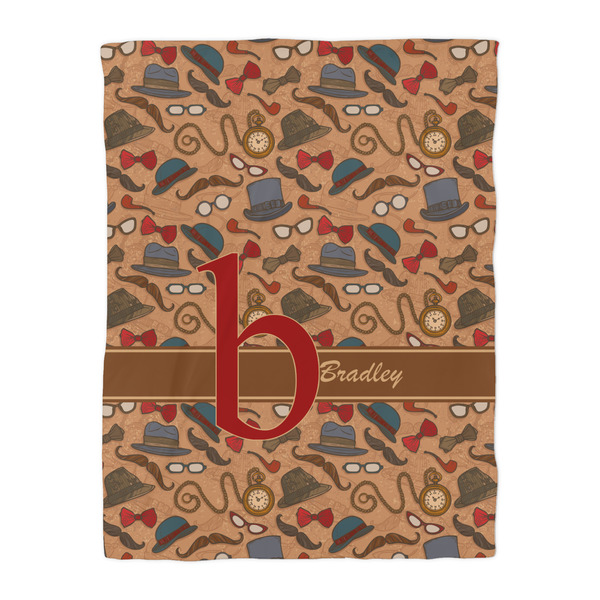 Vintage Hipster Duvet Cover - Twin - Front