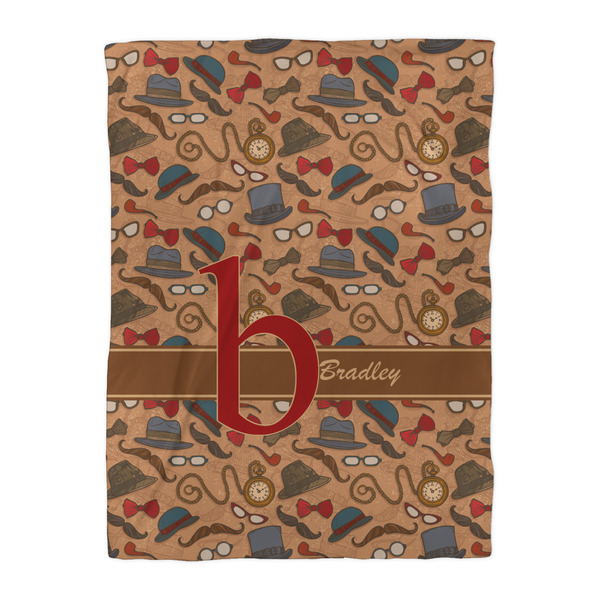 Vintage Hipster Duvet Cover - Twin XL - Front