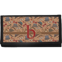 Vintage Hipster Canvas Checkbook Cover (Personalized)