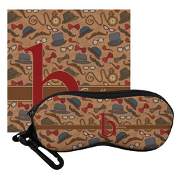 Vintage Hipster Eyeglass Case & Cloth (Personalized)