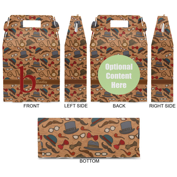 Vintage Hipster Gable Favor Box - Approval