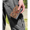 Vintage Hipster Genuine Leather Womens Wallet - In Context