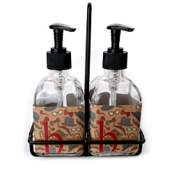 Vintage Hipster Glass Soap & Lotion Bottles (Personalized)