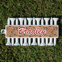 Vintage Hipster Golf Tees & Ball Markers Set (Personalized)