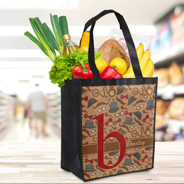 Vintage Hipster Grocery Bag - LIFESTYLE