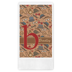 Vintage Hipster Guest Paper Towels - Full Color (Personalized)