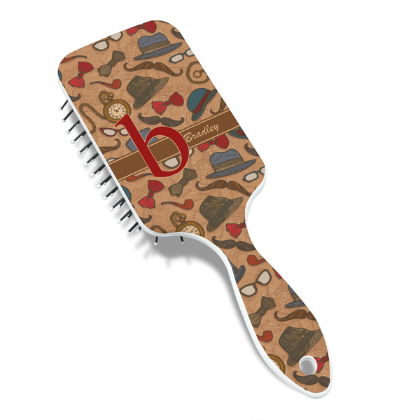 Vintage Hipster Hair Brush - Angle View