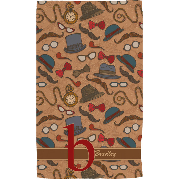 Vintage Hipster Hand Towel (Personalized) Full