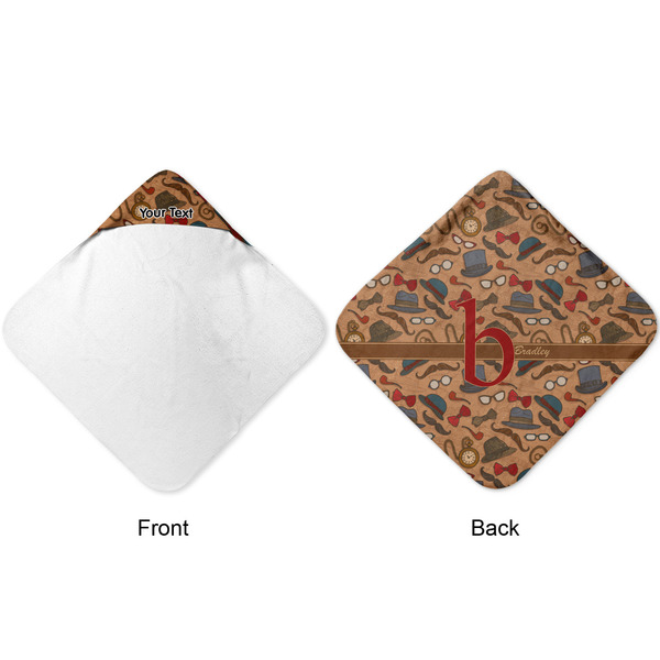 Vintage Hipster Hooded Baby Towel- Approval