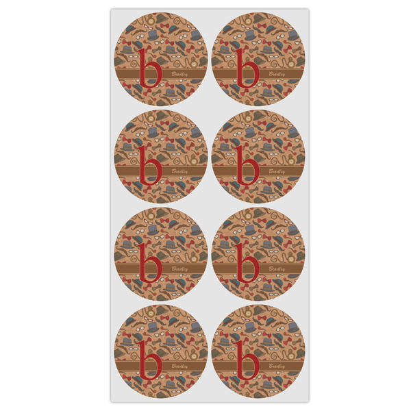 Vintage Hipster Icing Circle - Medium - Set of 8