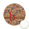 Vintage Hipster Printed Cookie Topper - 2.15" (Personalized)