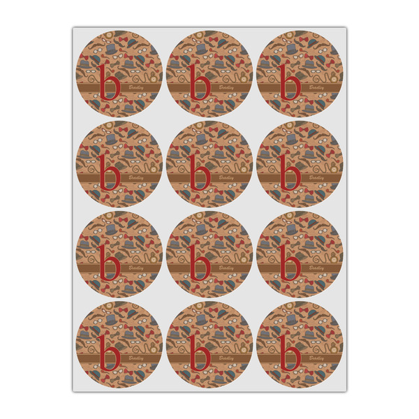 Vintage Hipster Icing Circle - Small - Set of 12