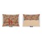 Vintage Hipster  Indoor Rectangular Burlap Pillow (Front and Back)