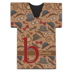 Vintage Hipster Jersey Bottle Cooler (Personalized)