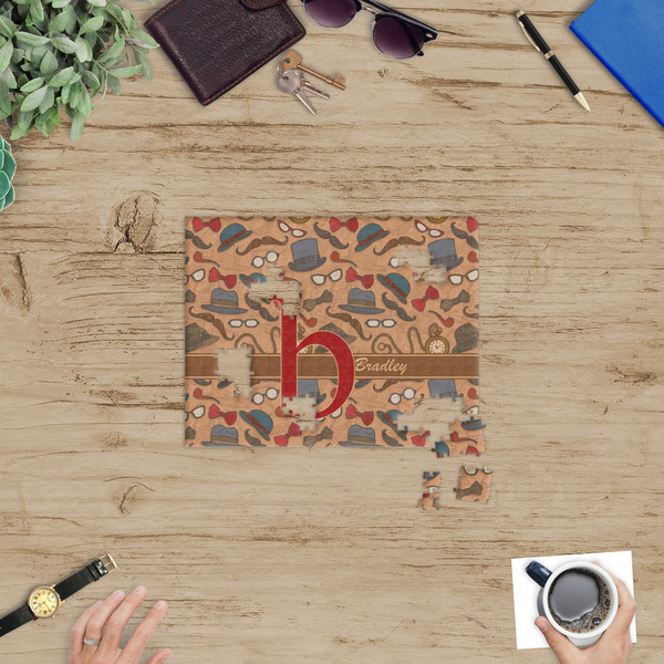 Vintage Hipster Jigsaw Puzzle 252 Piece - In Context