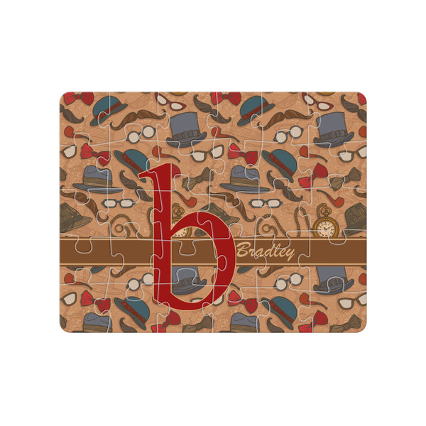 Custom Vintage Hipster Jigsaw Puzzles (Personalized)