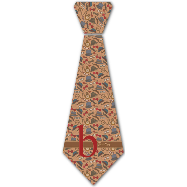 Custom Vintage Hipster Iron On Tie - 4 Sizes w/ Name and Initial