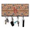 Vintage Hipster Key Hanger w/ 4 Hooks w/ Name and Initial