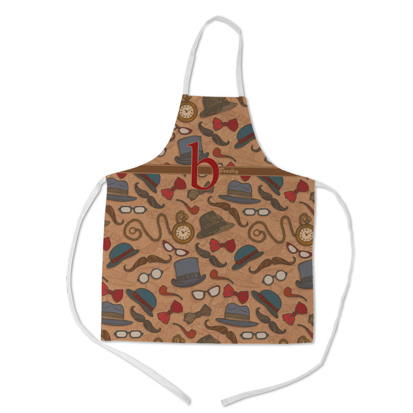 Custom Vintage Hipster Kid's Apron w/ Name and Initial