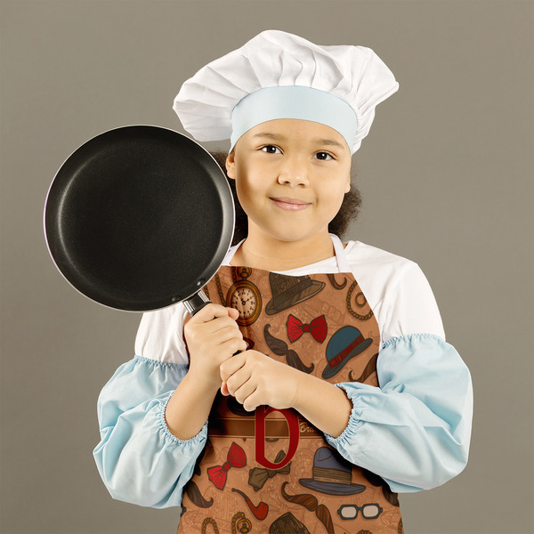 Vintage Hipster Kid's Aprons - Medium - Lifestyle