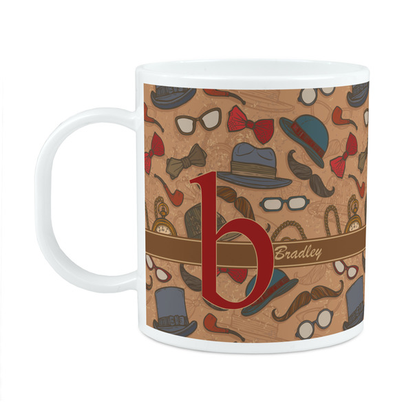 Custom Vintage Hipster Plastic Kids Mug (Personalized)