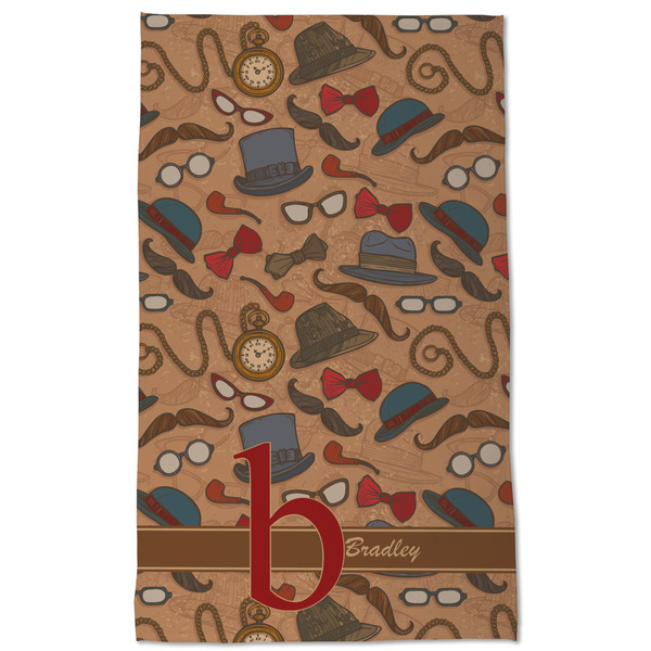 Vintage Hipster Kitchen Towel - Poly Cotton - Full Front