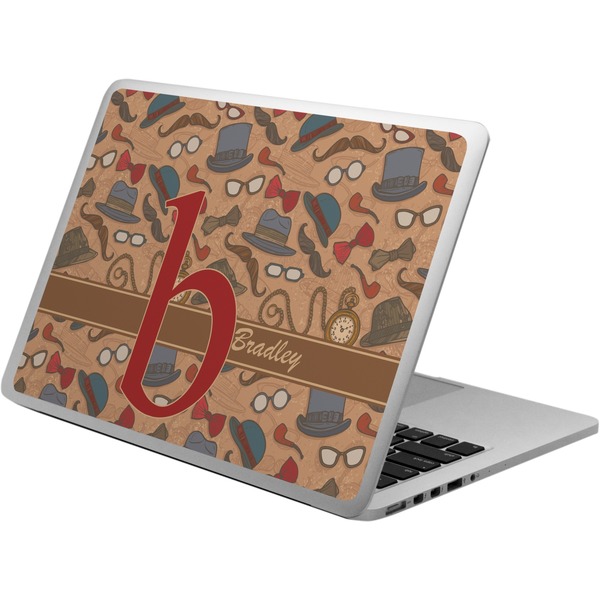 Custom Vintage Hipster Laptop Skin - Custom Sized (Personalized)