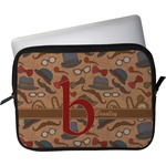 Vintage Hipster Laptop Sleeve / Case - 13" (Personalized)
