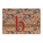 Vintage Hipster Large Rectangle Car Magnet (Personalized)