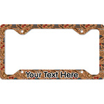 Vintage Hipster License Plate Frame - Style C (Personalized)