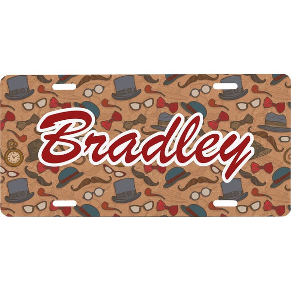 Custom Vintage Hipster Front License Plate (Personalized)