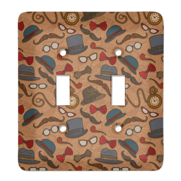 Custom Vintage Hipster Light Switch Cover (2 Toggle Plate)