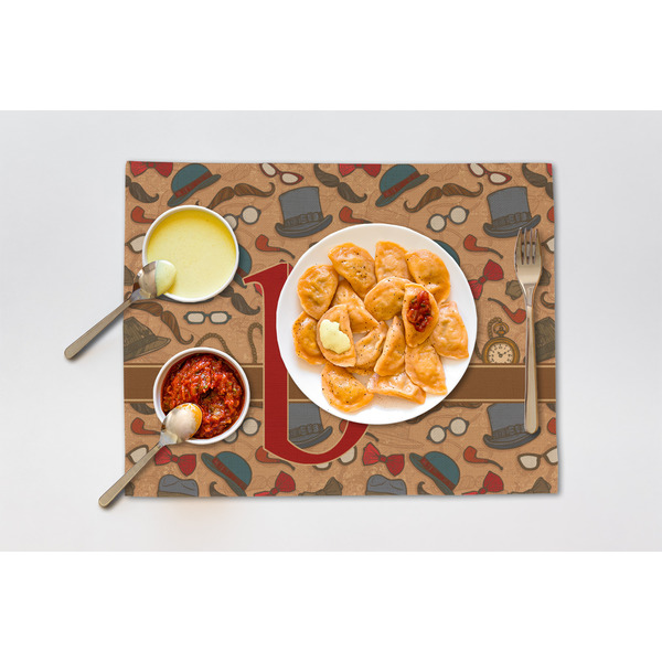 Vintage Hipster Linen Placemat - Lifestyle (single)